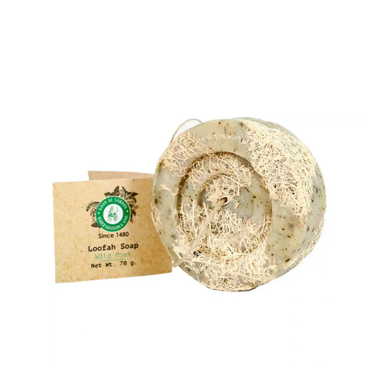 Wild Mint Soap with Loofah 70g